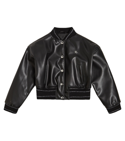 Givenchy Kids' 4g-motif Bomber Jacket In Black