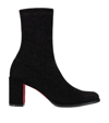 CHRISTIAN LOUBOUTIN STRETCHADOXA SUEDE ANKLE BOOTS 70
