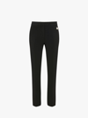Jw Anderson Padlock-embellished Slim-leg Trousers In Black