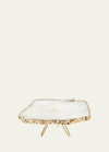 Anna New York Torta Gold-plated Cake Stand In Crystal Gld