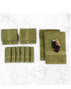 Superior Eco-friendly 12pc Absorbent Towel Set In Green