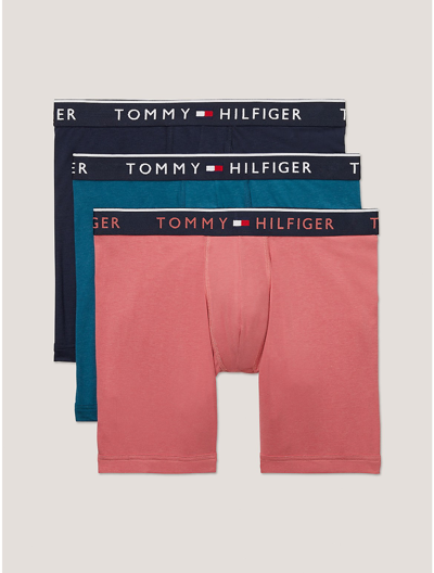 Tommy Hilfiger Essential Luxe Stretch Boxer Brief 3 In English Rose