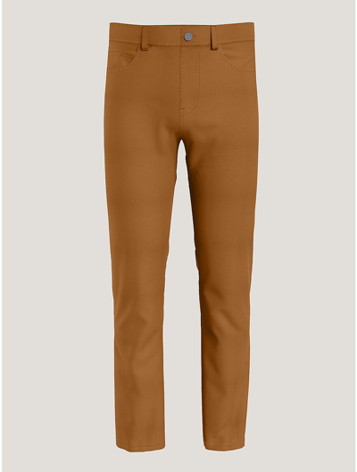 Tommy Hilfiger Straight Fit Twill Pant In Golden Rays
