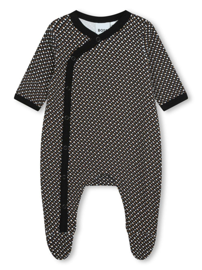Bosswear Babies' Graphic-print Pyjama Set In Black