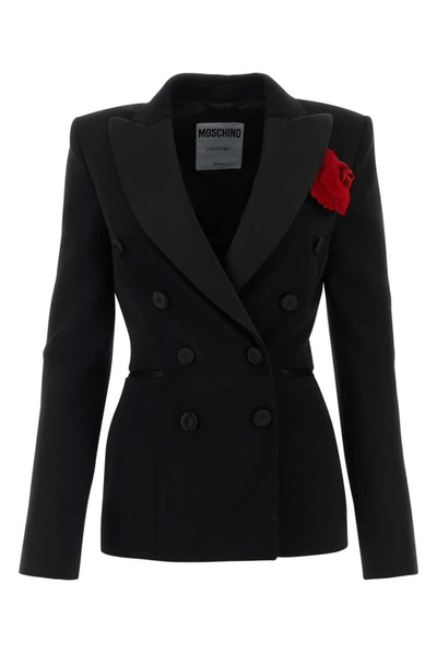 Moschino Tuxedo Jacket In Black