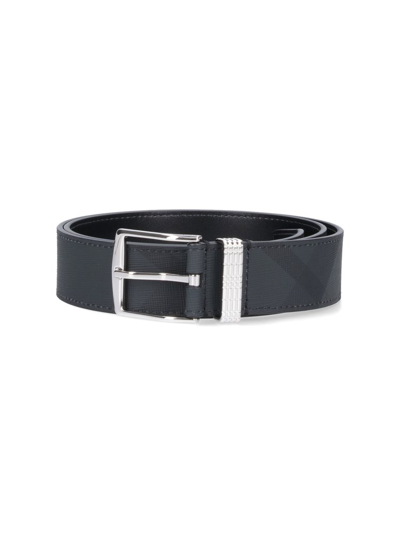 Burberry Checked Buckle Belt In Multi
