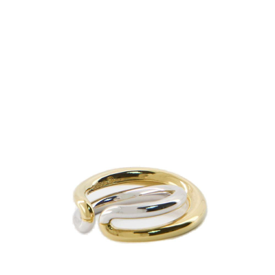 Charlotte Chesnais Initial Ring -  - Sterling Silver 925 - Gold