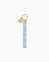 Lilly Pulitzer Strap Keychain In Surf Blue Soleil It On Me