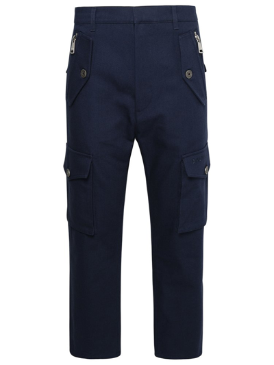 Balmain Cargo Trousers In Blue