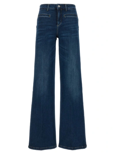 Liu •jo Liu Jo Jeans 'parfait Cropped' In Blue