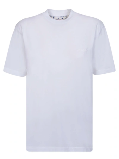 Off-white Diag-print T-shirt In White