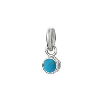 Renné Jewellery Turquoise Tiny Sweetie Charm In Blue