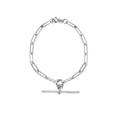 Renné Jewellery Trace Chain Bracelet Plain T Bar