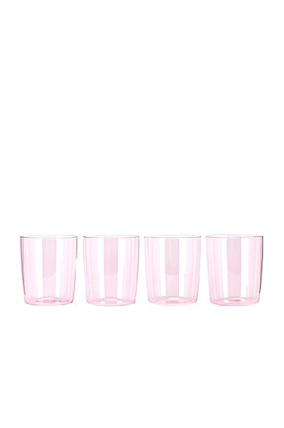 Hawkins New York Essential Glass Medium Set Of 4 In Blush