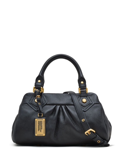 Marc Jacobs The Baby Groovee Leather Bag In Black