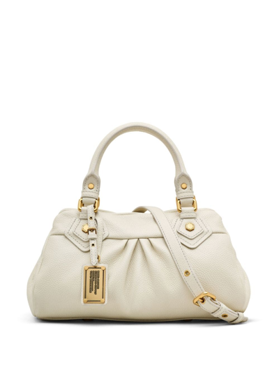 Marc Jacobs The Baby Groovee Leather Bag In White