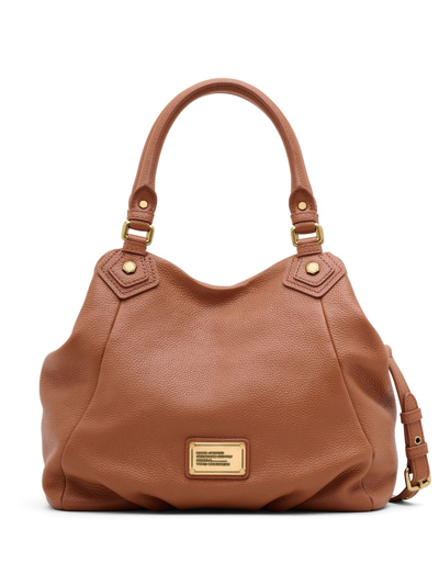 Marc Jacobs The Fran Leather Tote Bag In Brown