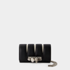 Alexander Mcqueen The Slash Smooth Leather Bag In Black