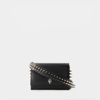 ALEXANDER MCQUEEN SKULL CROSSBODY BAG - ALEXANDER MCQUEEN - LEATHER - BLACK