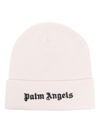 PALM ANGELS LOGO-EMBROIDERED WOOL BEANIE