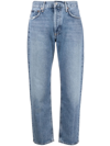 AGOLDE CROPPED STRAIGHT-LEG JEANS