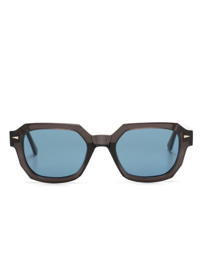 Ahlem Bellechasse Rectangle-frame Sunglasses In Black