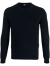 FEDELI CREW-NECK RIBBED CASHMERE JUMPER