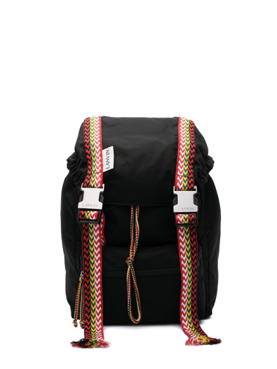 Lanvin Nano Curb Backpack In Black