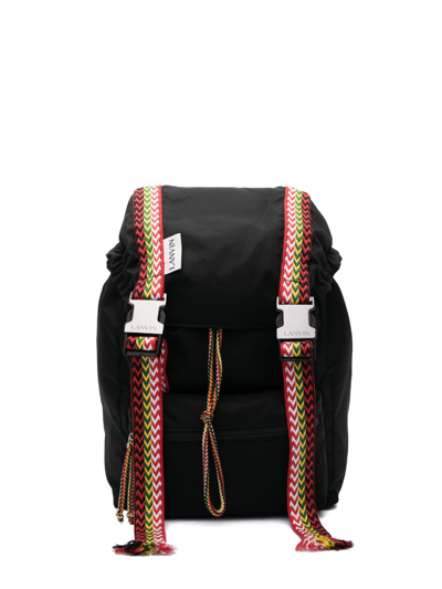 Lanvin Curb Backpack In Black