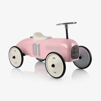 Vilac Babies' Pink Ride-on Vintage Car (76cm)