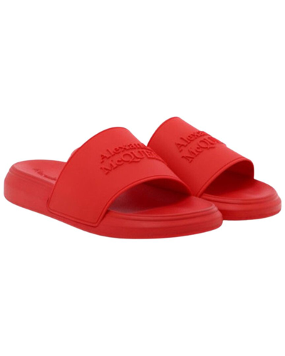 Alexander Mcqueen Slide In Red