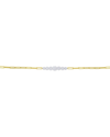 Meira T 14k 0.68 Ct. Tw. Diamond Paperclip Bracelet