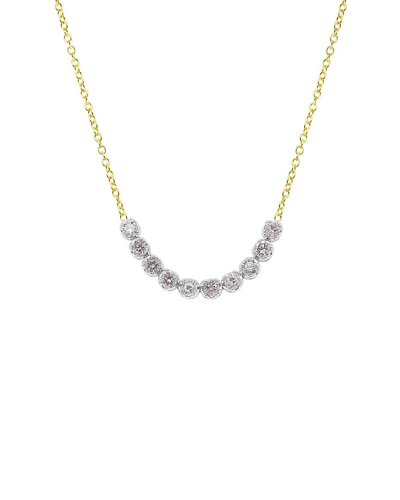 Meira T 10k 0.75 Ct. Tw. Diamond Necklace