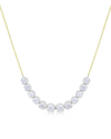 Meira T 10k 1.00 Ct. Tw. Diamond Necklace