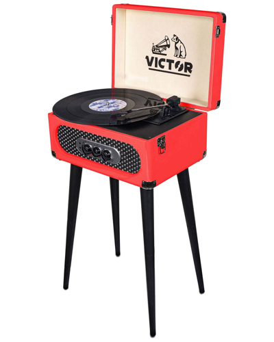 Victor Audio Victor Andover 5-in-1 Red Music Center