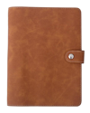 Multitasky Vegan Leather Hazel Notebook With Sticky Note Ruler In Brown