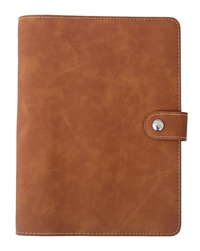 MULTITASKY MULTITASKY VEGAN LEATHER HAZEL NOTEBOOK WITH STICKY NOTE RULER