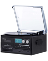 VICTOR AUDIO VICTOR AUDIO VICTOR BLACK COSMOPOLITAN 8-IN-1 TURNTABLE MUSIC CENTER