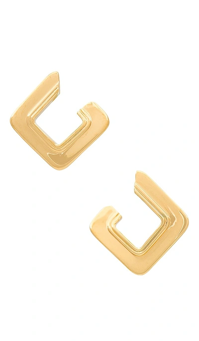 Missoma Small Hoops In Metallic Gold