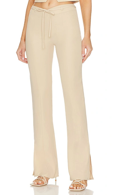 Lovers & Friends Abbey Pant In Nude