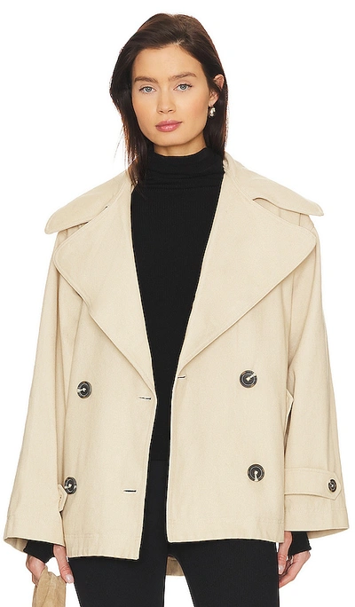 Free People Highlands Solid Peacoat In Tea Combo