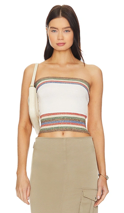 Free People X Revolve Over The Rainbow Tube In White