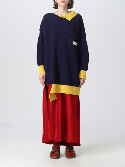 MARNI SUIT IN WOOL AND COTTON BLEND,e46301009