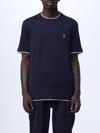 Brunello Cucinelli T-shirts In Blue