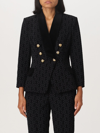 Elisabetta Franchi Blazer  Woman Color Black In Black