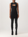 Off-white Off White Cut Out Mini Dress In Black