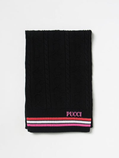 Emilio Pucci Junior Scarf Boy  Kids In Black