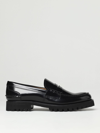 Church's Classic Penny Loafer With Round Toe And Chunky Sole In Black