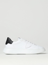 Philippe Model Temple Low Sneakers In White Leather In White