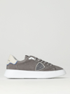 Philippe Model Tres Temple Low-top Sneakers In Charcoal